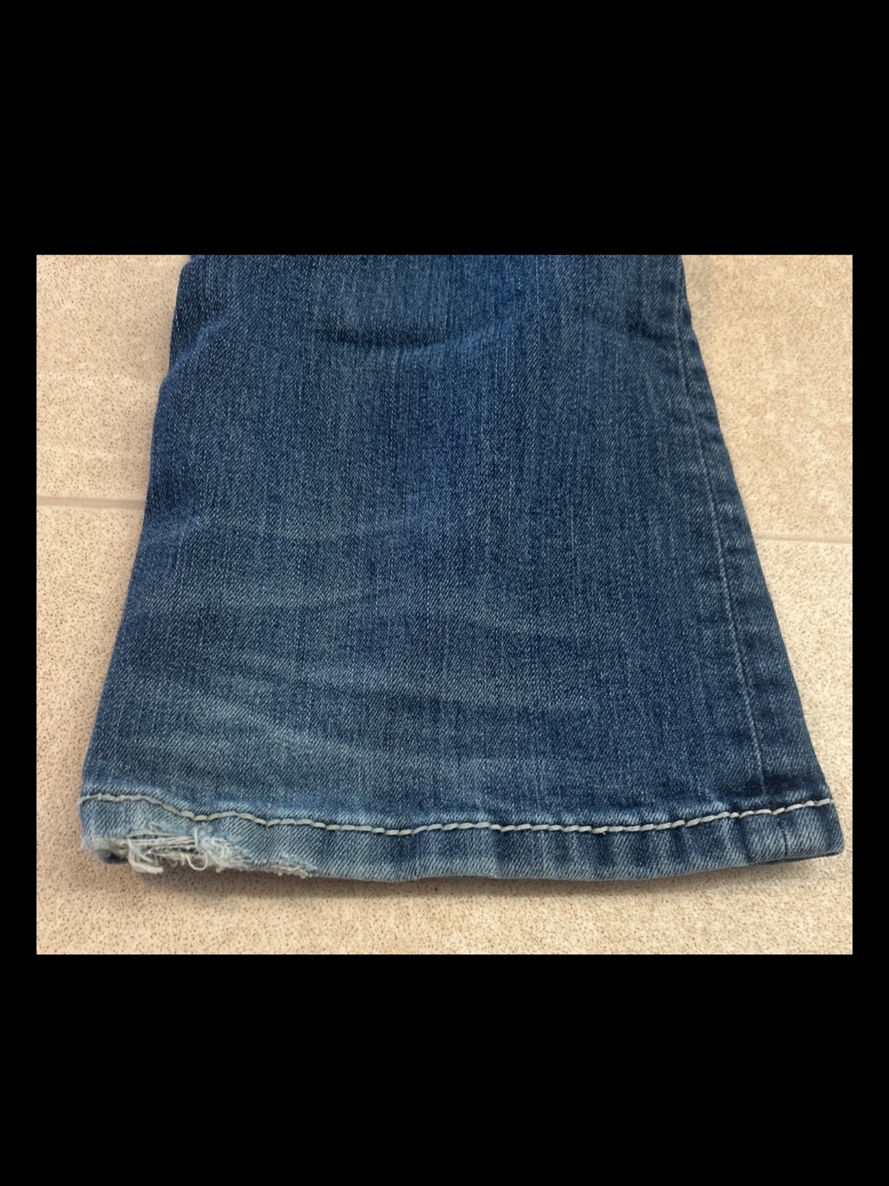 Miss Me Girls Snowflake Bootcut Jeans Thick Stitch JK7644B Rhinestone Size 10 - Picture 3 of 6